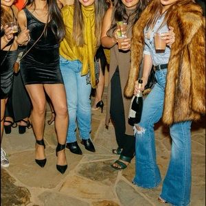 ZARA NEW Faux Fur Coat Brown Small Blogger Fav